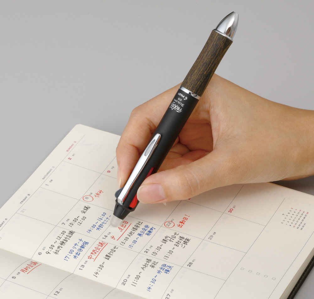 フリクションボールペン　ウッド net-shibuya_lfbkz15gs23