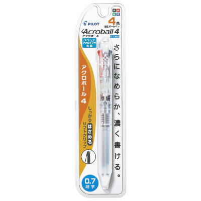 PILOT アクロボール4 0.7細字 パック入の商品画像