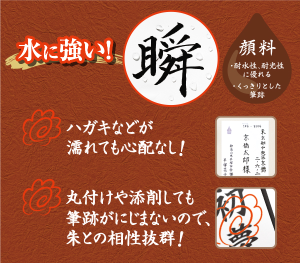 SVSG-80FDM-B｜瞬筆 本格毛筆 顔料 中字｜PILOTウェブカタログ