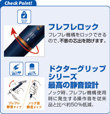 トクトクキップさん専用 HTDG-90R-DGY｜ザ・ドクターグリップ 0.5mm｜PILOTウェブカタログ